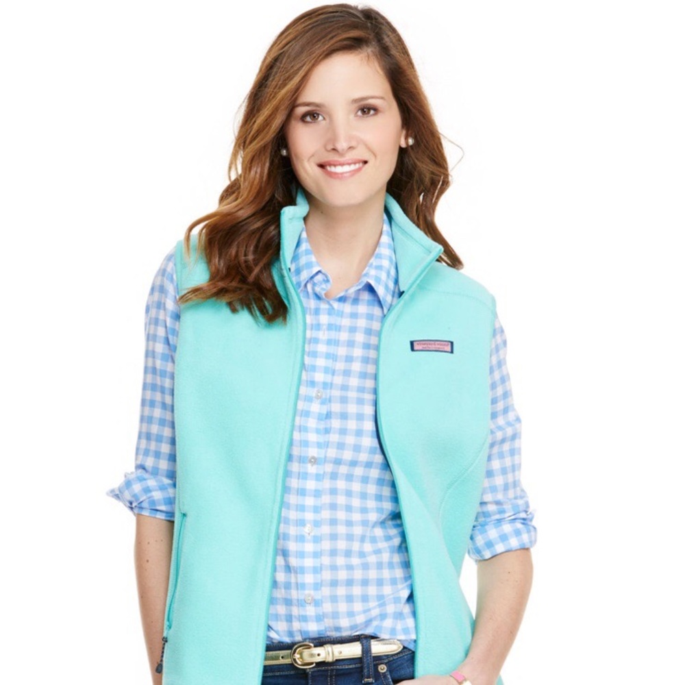 SeaFoam Green Vineyard Vines Vest